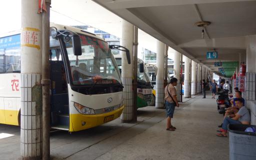 Bus stations in China