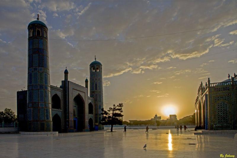 The Blue mosque of Mazar-i-Sharif