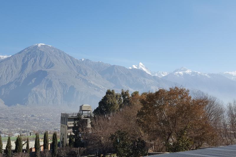 View from Serena Hotel in Gilgit