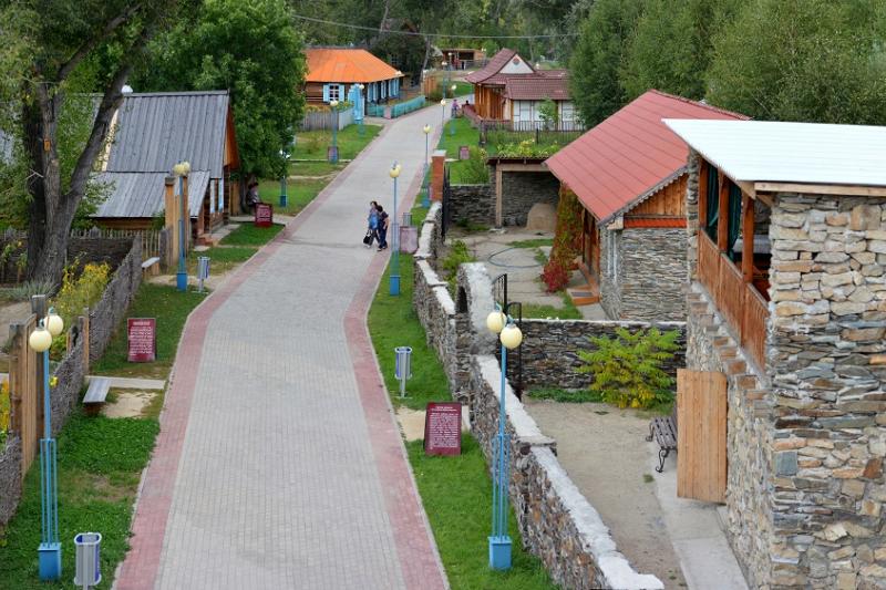 Ust-Kamenogorsk Levoberezhny ethno park 