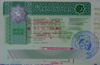Visa Turkmenistan