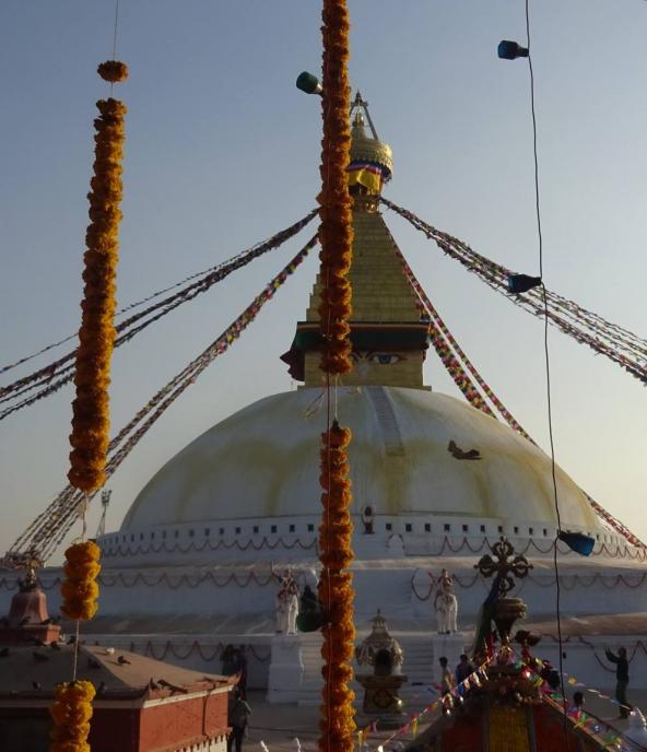 The great stupa of Katmandu